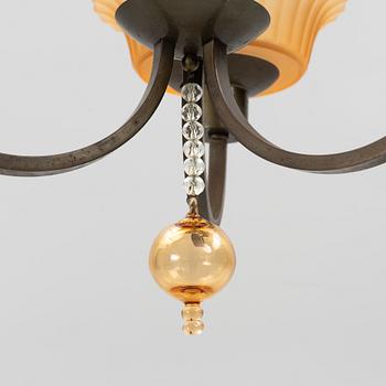 A Swedish Modern ceiling light, 1940's.