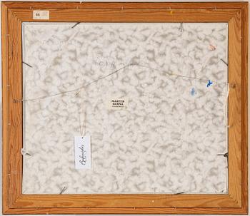 Birger Birger-Ericson, oil on canvas/paper-panel, signed.