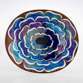 Birger Kaipiainen, decorative plate, 'Florence'-series, signed Birger Kaipiainen, Arabia Finland.
