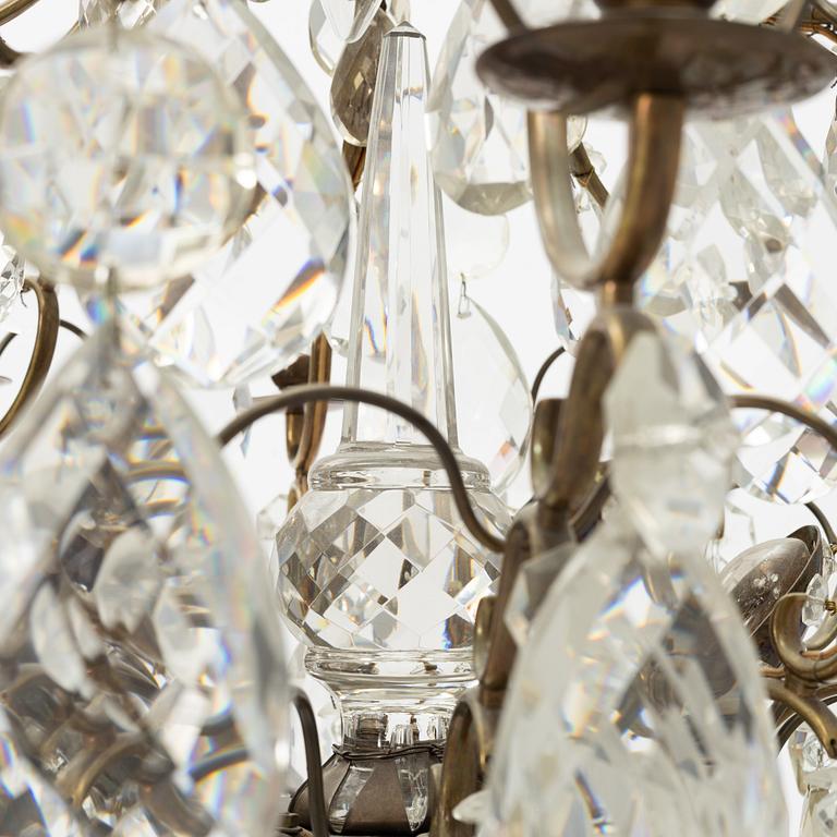 A Rococo Style Chandelier, first half of the 20th Century.