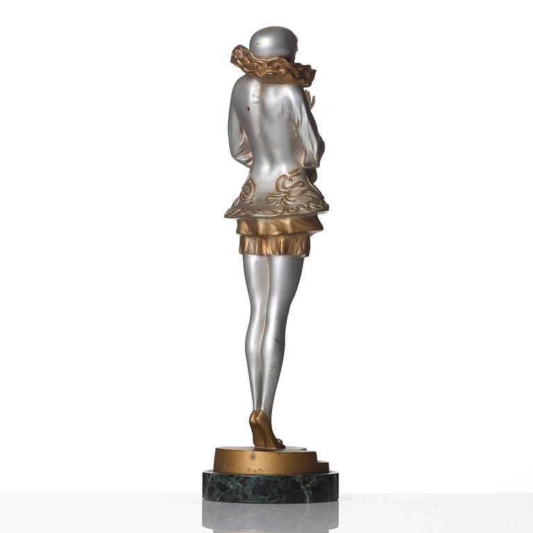 Paul Philippe, figurin, "Pierette", Art Deco, ca 1925.