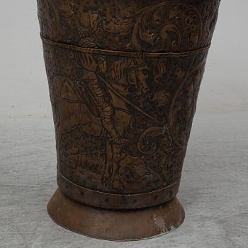 PARAPLYSTÄLL, koppar, 1800-tal.