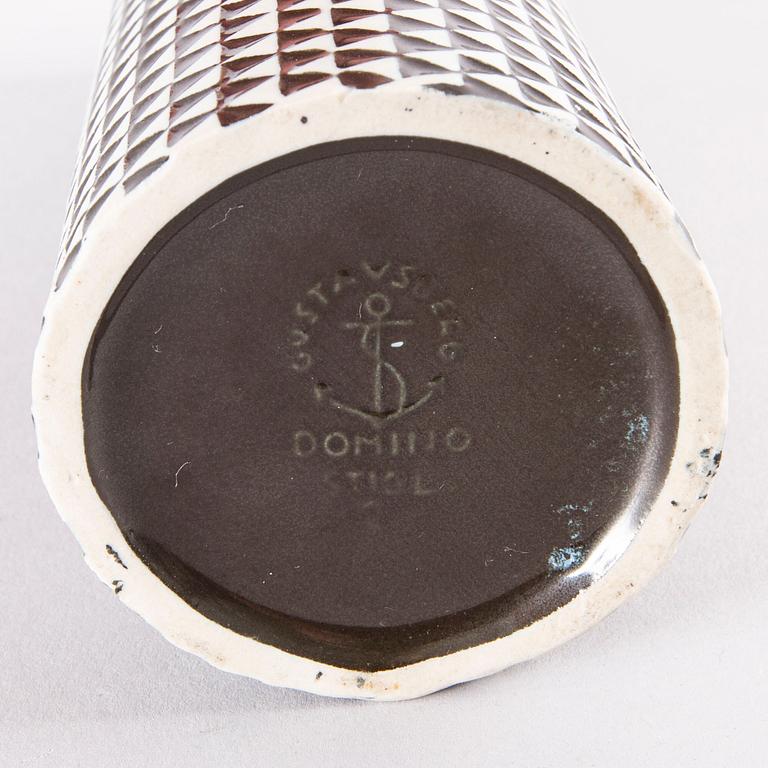 Stig Lindberg, vas, "Domino", stengods, Gustavsberg.