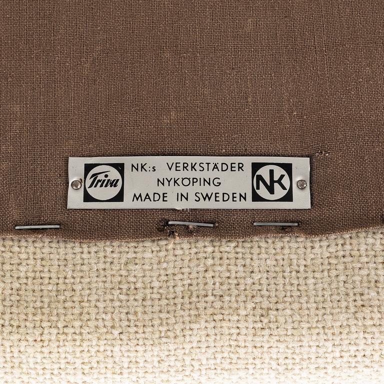 Kerstin Hörlin Holmqvist, armchair, "Stora Eva" from the series "Paradiset", Triva, Nordiska Kompaniet, mid-20th century.