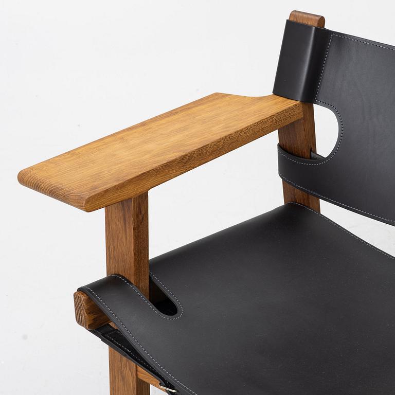 Børge Mogensen, Fåtöljer, ett par, "Den Spanske stol", modell 226, Fredericia, Danmark, 2019.