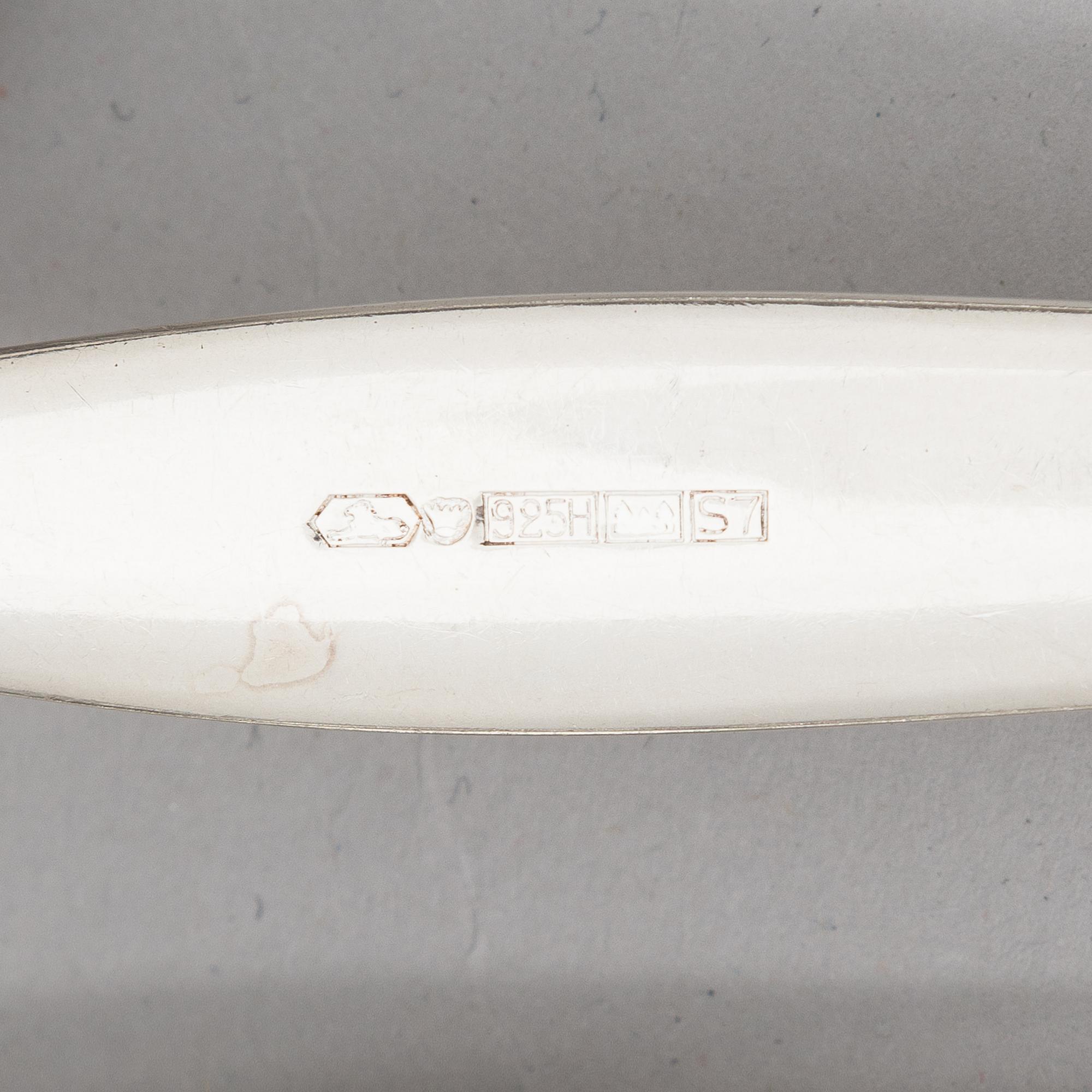 Tapio Wirkkala, Aterinsarja, 152 osaa, hopeaa, "Tapio", Kultakeskus, Hämeenlinna 1963-1998.