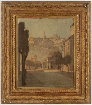 Marianne Lucy Trench,  "Via Roma, Bergamo".