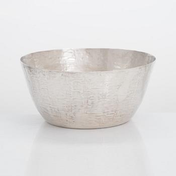 Tapio Wirkkala, skål, silver, TW 243, Kultakeskus, Tavastehus 1979.