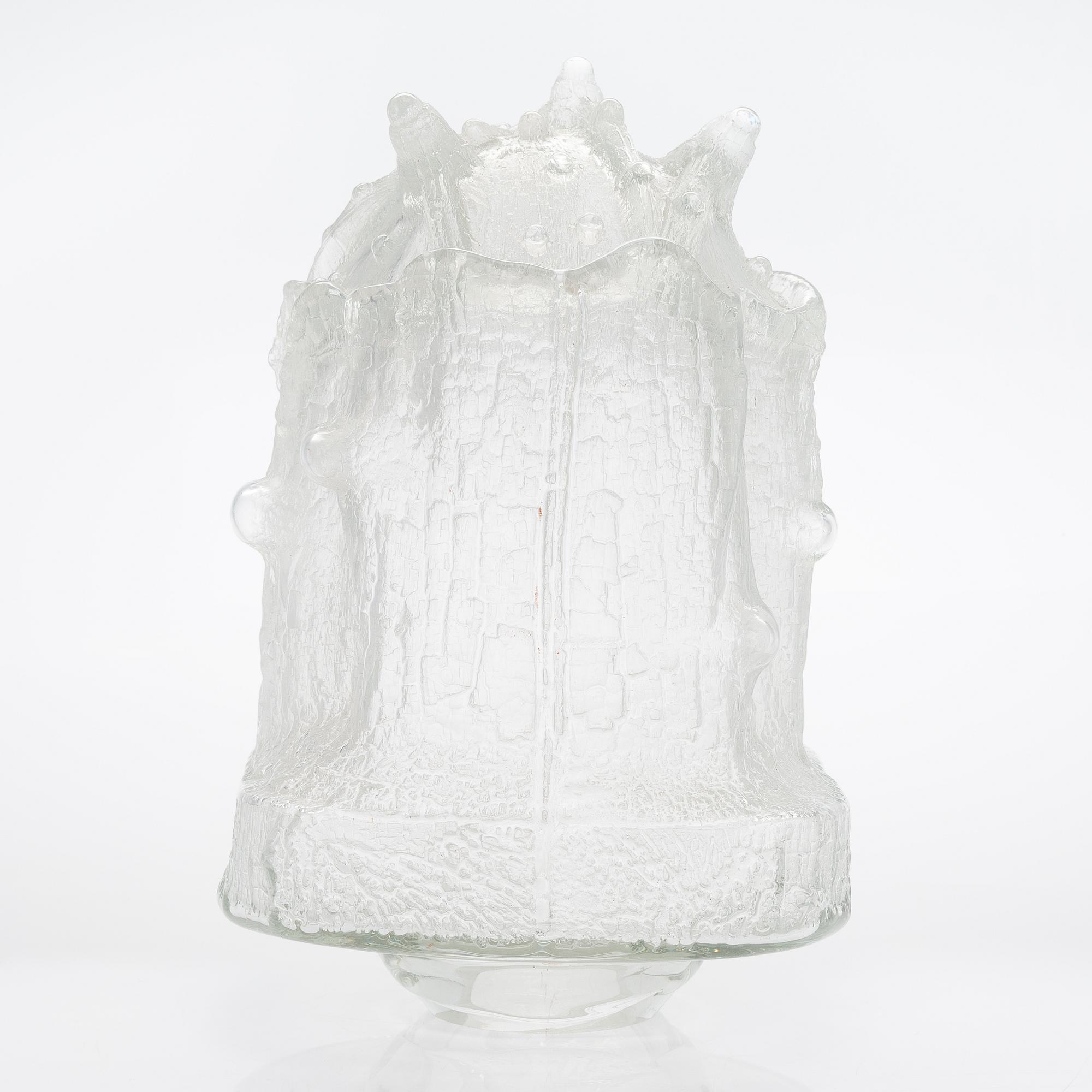 Timo Sarpaneva, skulptur "Ahtojää" (Pack is), signerad Timo Sarpaneva Iittala  67.