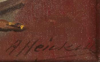 ARTHUR HEICKELL, olja på duk, sign.