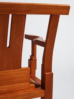 John Kandell, a set of six "Solitär" chairs, Källemo, Värnamo post 1985.