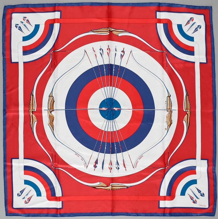 HERMÈS, scarf "Arc en ciel".