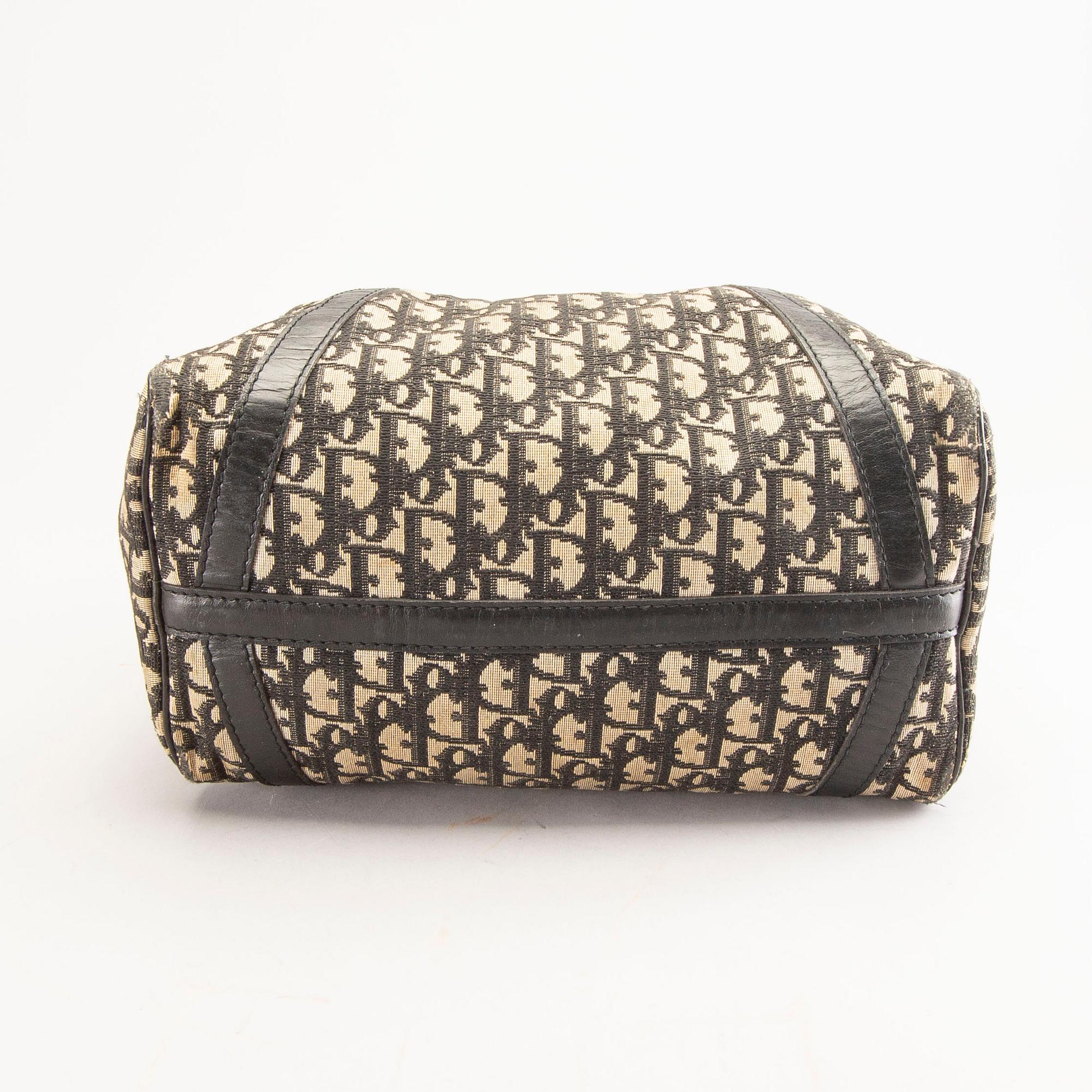 Christian Dior, bag and wallet / key holder, 1970s-80s.