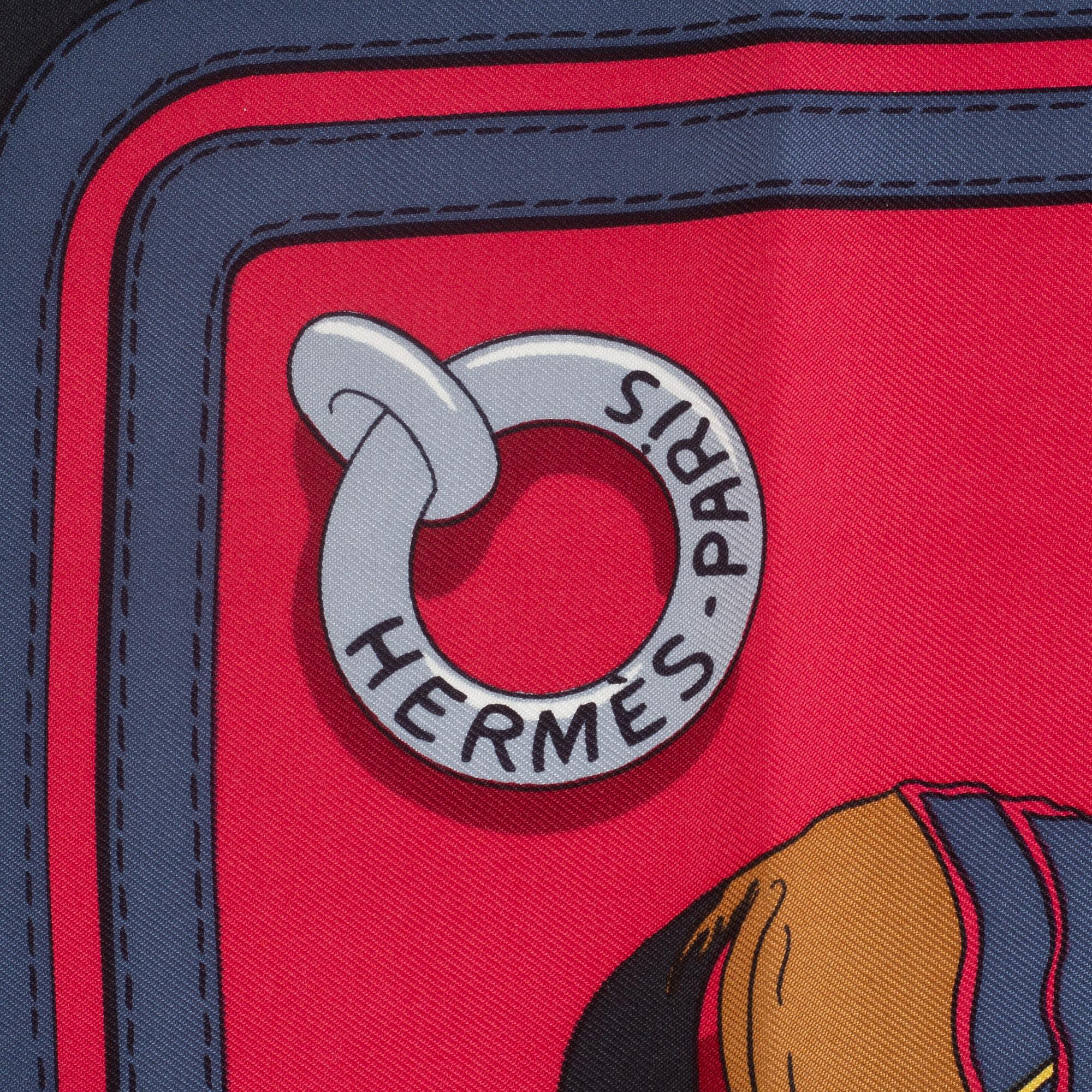 Hermès, scarf, "Stables".