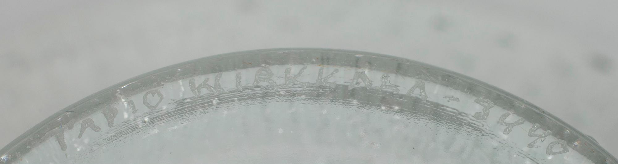 SKÅL, glas, "Paadar", sign. Tapio Wirkkala- 3440, Iittala.