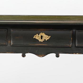 A Swedish rococo writings desk in the manner of C. Linning, Stockholm,l later part 18th century.
