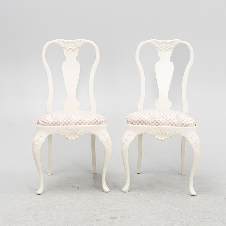 Chairs, 5 pcs, Rococo style, first half of the 20th century.