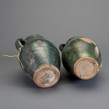 KRUS, 2 stycken, lergods, Europa, 1900-talets början.
