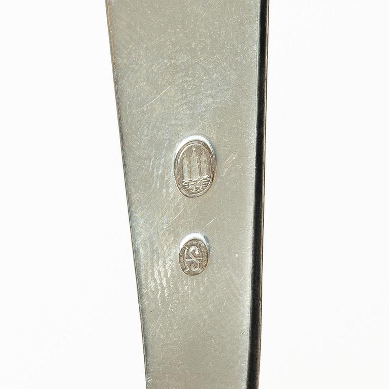 A Danish silver sauce boat, marks of Carl M. Cohr, Fredericia, Denmark 1937.