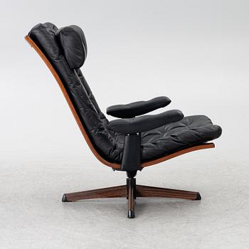 Fåtölj, ”Delfin”, Göte Möbler, Nässjö, 1970-tal.