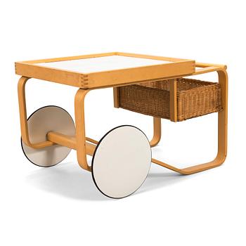 Alvar Aalto, serveringsvagn, modell 900, Artek, 1900-talets slut.