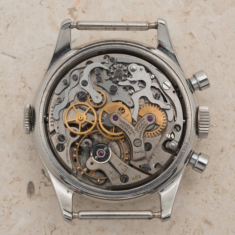 UNIVERSAL, Genève, Aero-Compax, chronograph, wristwatch, 35 mm,