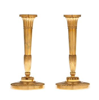 319. A PAIR OF CANDLESTICKS.