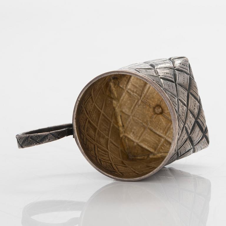 A silver charka, St. Petersburg 1890.