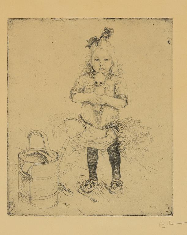 Carl Larsson, "Den underliga dockan".