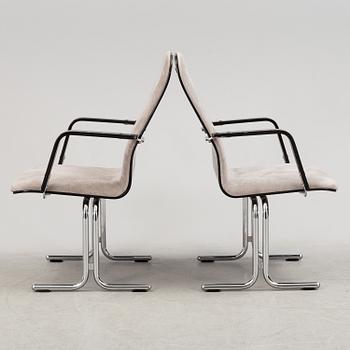 YRJÖ KUKKAPURO, six 'Fysio' chairs from Avarte, Finland, late 20th Century.