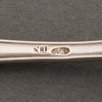 A SAUCE LADDLE, silver, Russia 1896-1907 Gustav Klingert.
