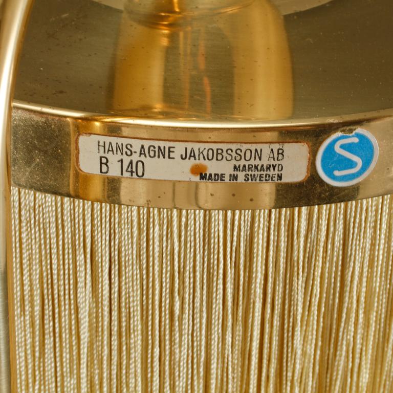 BORDSLAMPA, Hans Agne Jakobsson, Markaryd, 1900-talets fjärde kvartal.