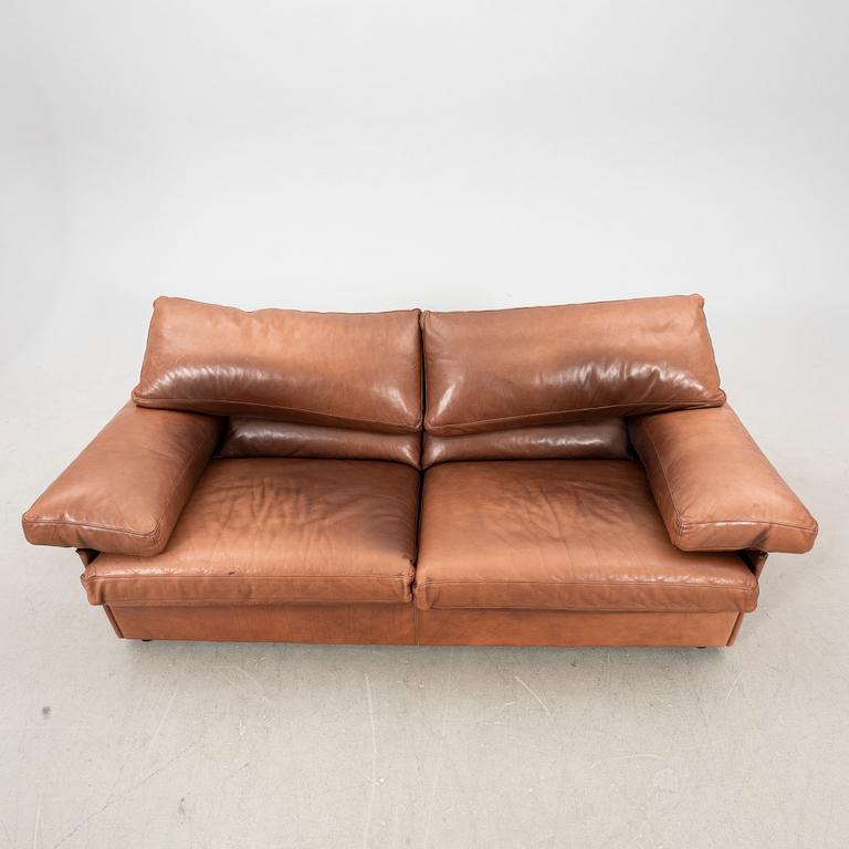 An Eilersen leather sofa later part of the 20th century.