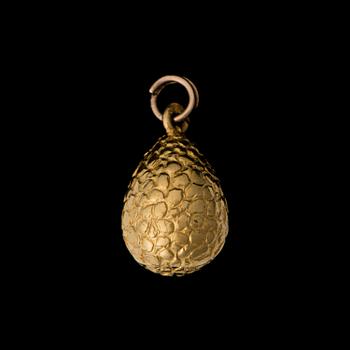 A PENDANT, pearl, 14K (56) gold. Russia, c. 1900.