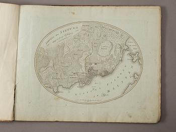 NILS GUSTAV WERMING (1769-1820), Atlas with maps of towns in Sweden, 1806-19.