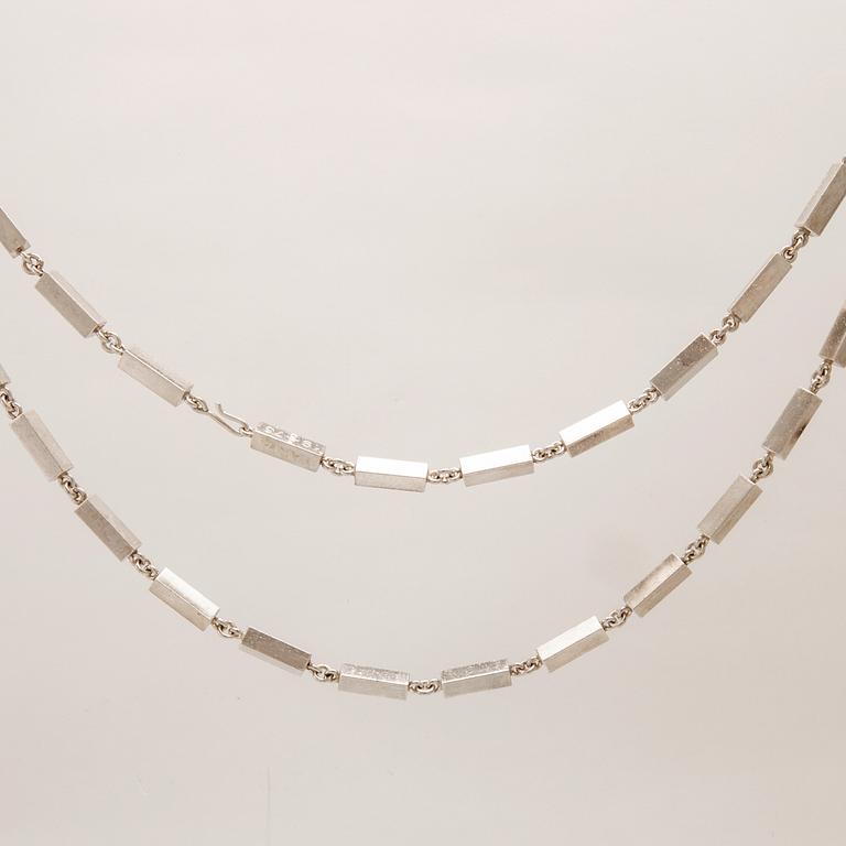Rey Urban, necklace link chain silver Stockholm 1976.