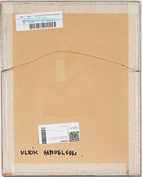 Ulrik Samuelson, chalk drawing, signed Ulrik Samuelson.