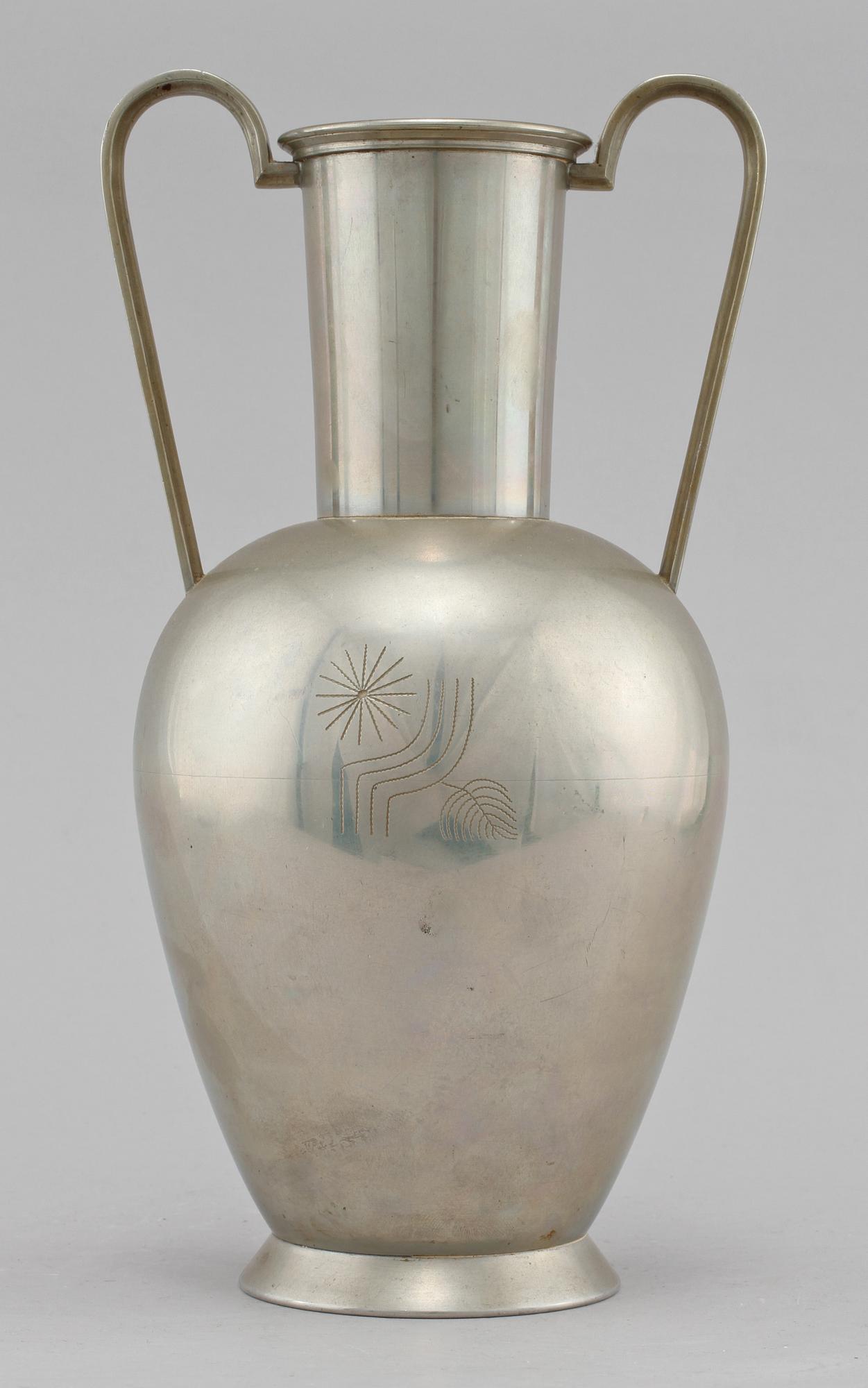 VAS, tenn, Rolf Engströmer, Fabriksaktiebolaget Kronsilver, 1936.