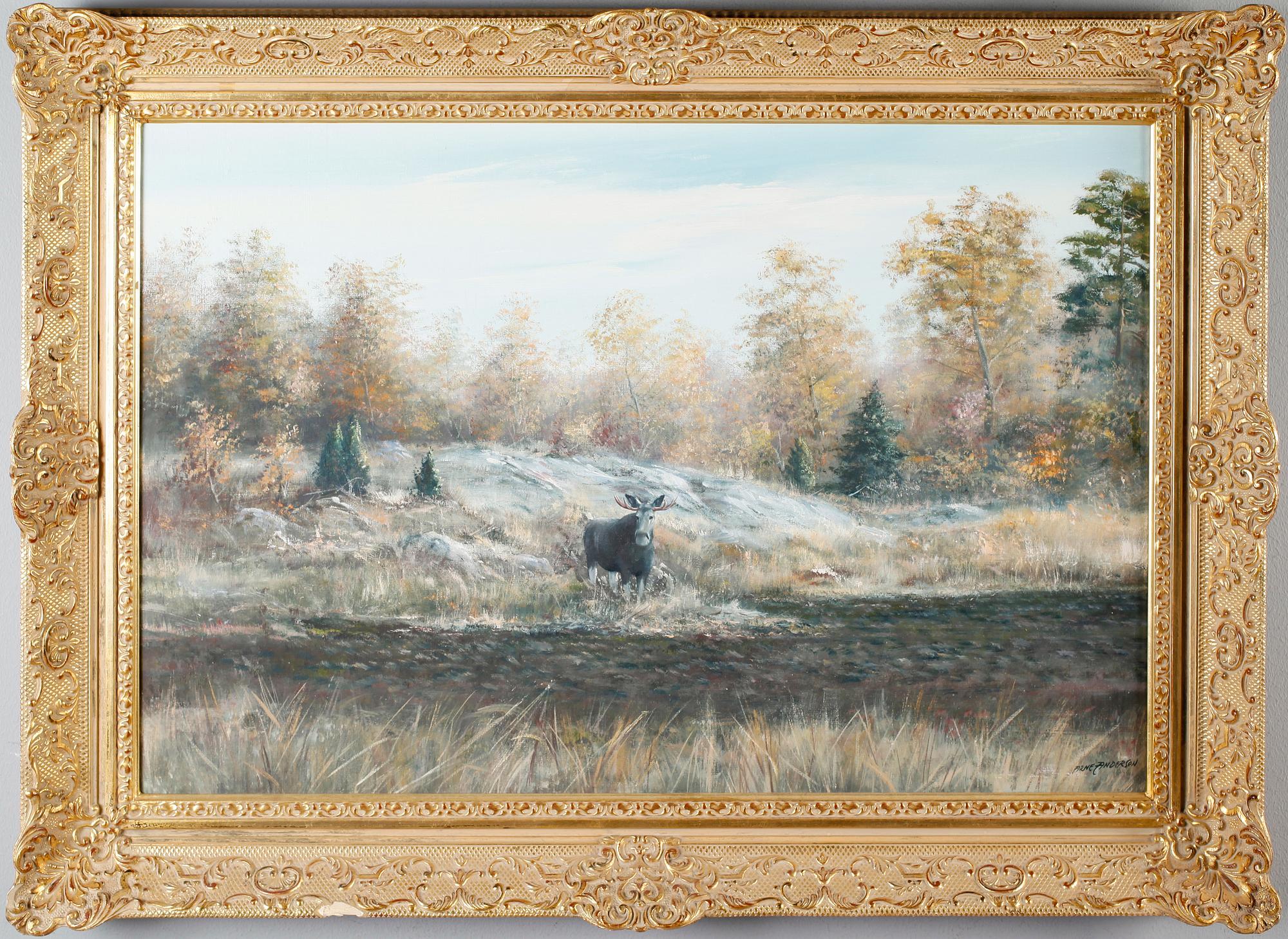 ARNE ANDERSSON, olja på duk, signerad.