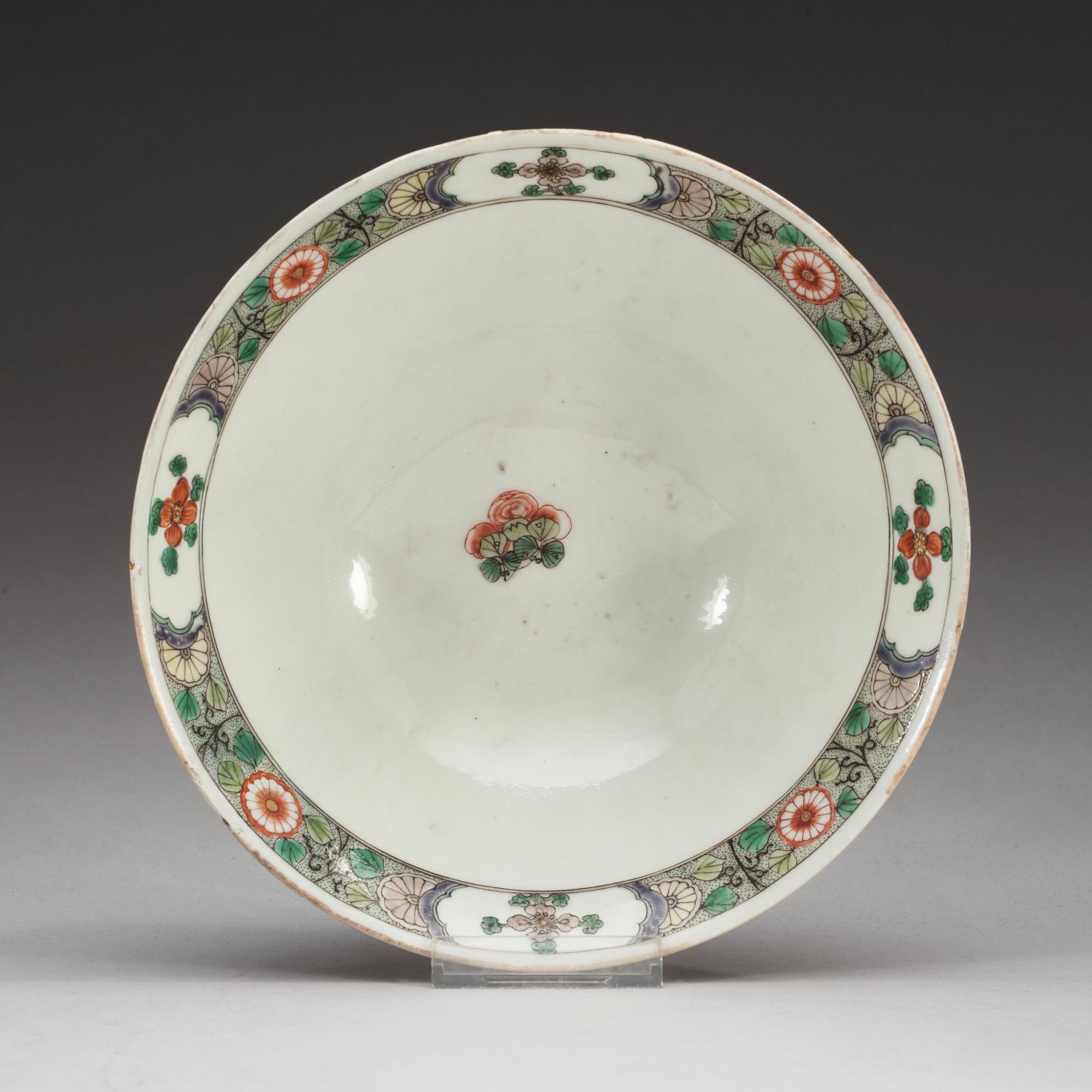 SKÅL, porslin, Qing dynastin, Kangxi (1662-1722).