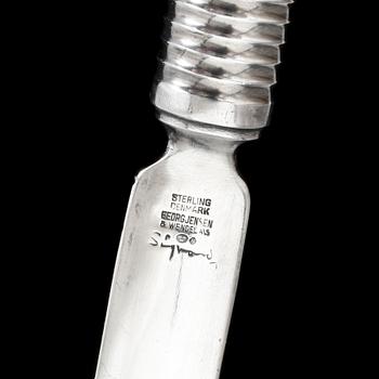 BREVKNIV, sterlingsilver, Sigvard Bernadotte för Georg Jensen. Vikt ca 91gram.