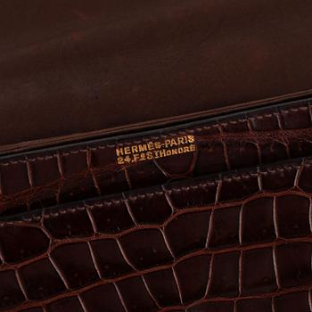 Hermès, bag, "Sac Cordeau" vintage, made before 1945.
