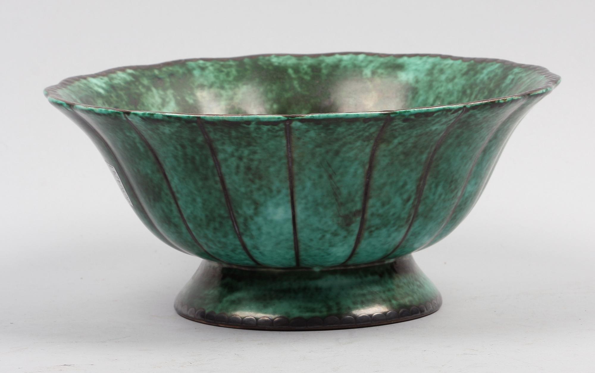 SKÅL, stengods. "Argenta". Wilhelm Kåge, Gustavsberg, skiftet 1940/50-tal.
