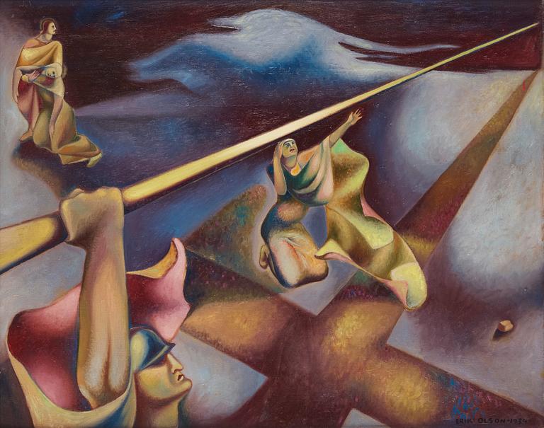 Erik Olson, "Korsfäst".
