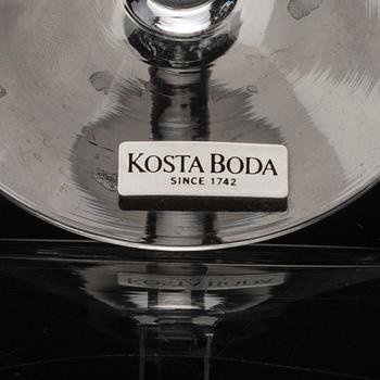 VINGLAS, 6+6 "Bouquet" design Signe Persson Melin, Kosta Boda.