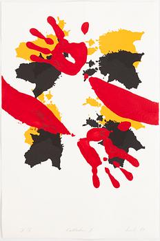 Raul Meel, portfolio with 6 silkscreen in colours, 1989, signed X/X.