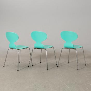 Arne Jacobsen, stolar 8 st, "Myran", Fritz Hansen, 1993.