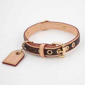 LOUIS VUITTON, a monogram canvas dog collar, "Suhali dog collar".