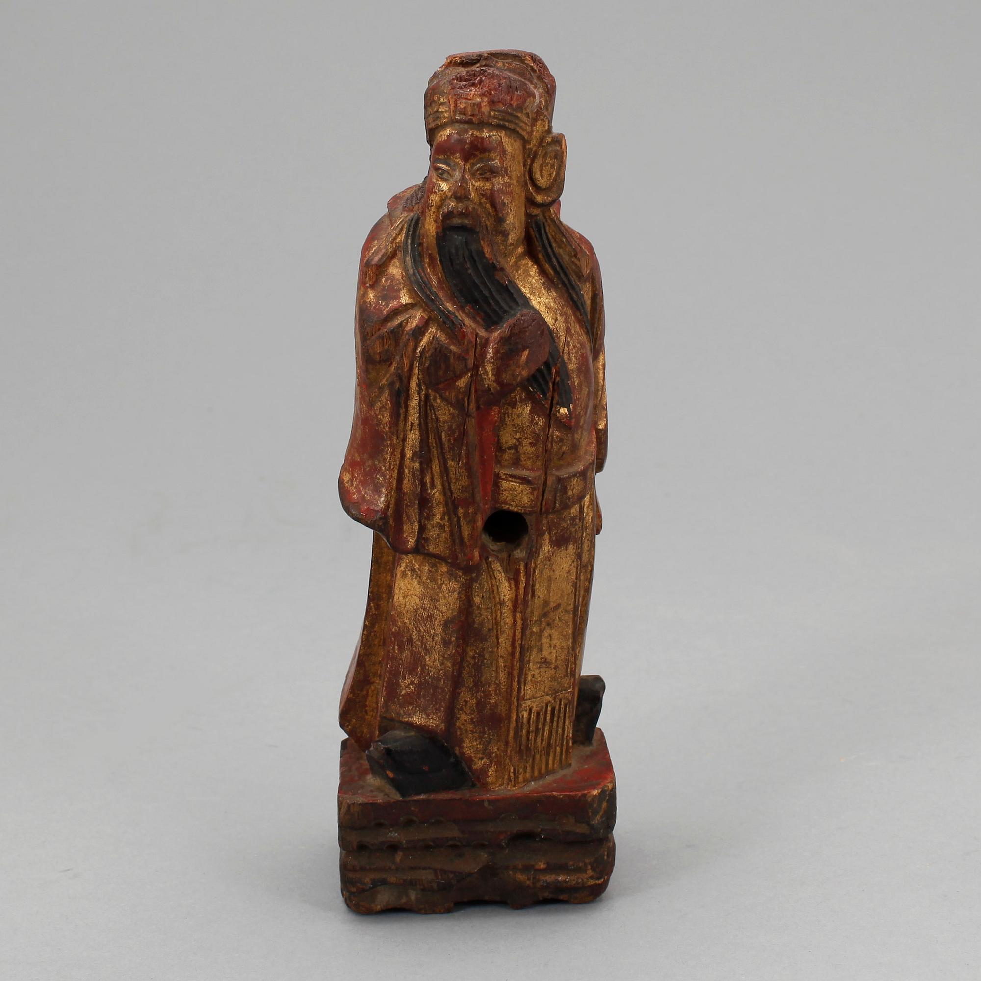 FIGURIN, trä, Kina, 1800-tal.