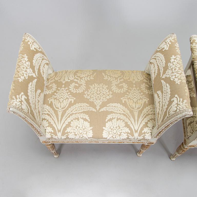 Banketter, ett par, omkring år 1800, Sengustavianska.